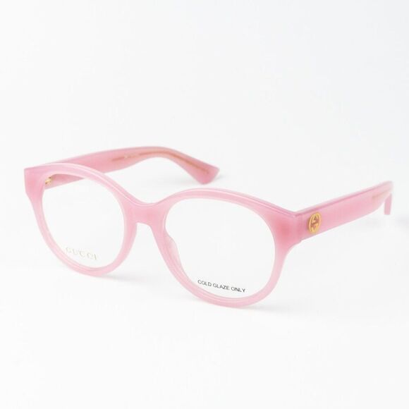NEW Gucci GG1580O 004 Pink Women Oval Eyeglasses GG 1580O